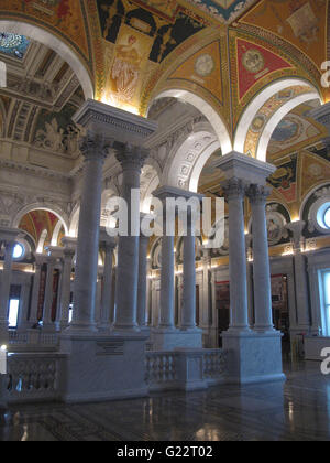 Washington DC, Bibliothek der Kongress-Gebäude, aka Thomas Jefferson Building Stockfoto
