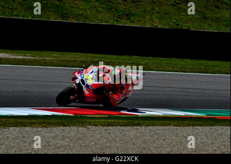 Mugello Circuit, Toskana, Italien. 22. Mai 2016. MotoGP. TIM-italienischen Grand Prix-Rennen-Tag. Andrea Iannone (Ducati Team) auf seinem Weg zu seinem 3. platziert beenden während des Rennens. Bildnachweis: Aktion Plus Sport/Alamy Live-Nachrichten Stockfoto