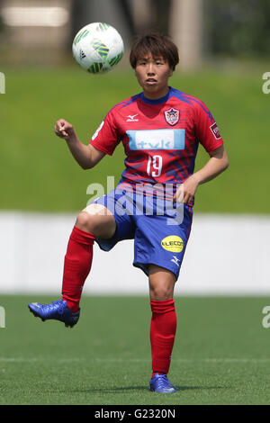 Hikari Takagi (Nojima Stella), 22. Mai 2016 - Fußball: Hikari Takagi der Nojima Stella Kanagawa Sagamihara kickt den Ball während der Nadeshiko League Division 2 Partie zwischen Nojima Stella Kanagawa Sagamihara und FC Kibi International University Charme auf Hodogaya Park Fußballplatz in Kanagawa, Japan © AFLO/Alamy Live News Stockfoto