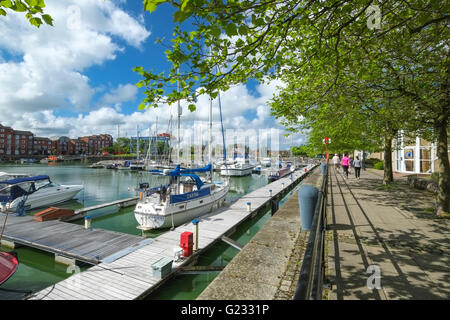 Preston, Großbritannien. 23. Mai 2016. uk Wetter: mit blauem Himmel und Sonnenschein preston Docks könnte fast für die französische Riviera verwechselt werden. Das einzige, was fehlte, war die hohe mediterrane Temperaturen. Während Preston mnagaed Eine respektable 15 Grad, die französische Riviera genießt die Temperaturen in den 20er Jahren. Credit: Paul melling/alamy leben Nachrichten Stockfoto