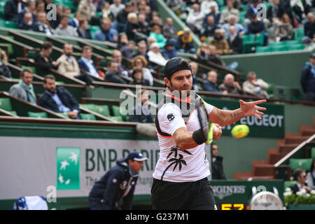 PARIS, Frankreich - 22.05.2016: ROLAND GARROS 2016 - Simone Bolelli Italiens während der offenen Tennis Frankreich im Jahr 2016 in Stade Roland Garros statt. (Foto: Andre Chaco / FotoArena) Stockfoto