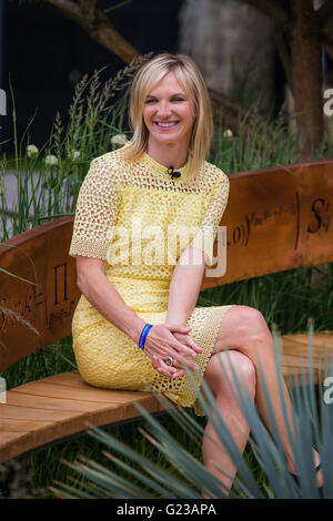 London, UK. 23. Mai, 2016Broadcaster Jo Wylie bei Chelsea Flower Show 2016 2016 Credit: David Betteridge/Alamy Live-Nachrichten Stockfoto