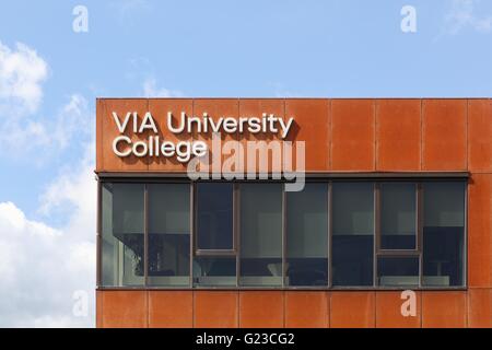 VIA University College Gebäude in Skejby, Dänemark Stockfoto