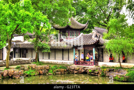 Humble Administrators Garden, der größte Garten in Suzhou Stockfoto