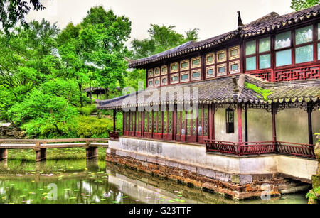 Humble Administrators Garden, der größte Garten in Suzhou Stockfoto