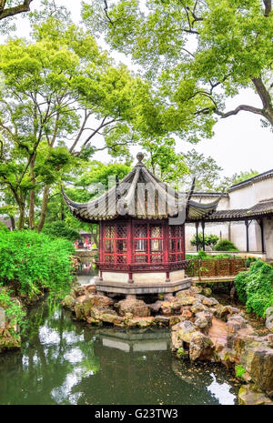 Humble Administrators Garden, der größte Garten in Suzhou Stockfoto