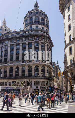 Avenida de Florida, Innenstadt von Buenos Aires, Argentinien Stockfoto