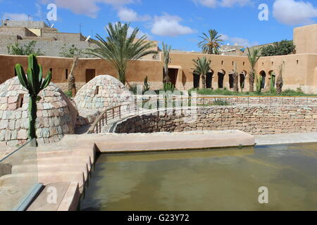 Blue Spring in der Medina von Tiznit (Südmarokko) Stockfoto