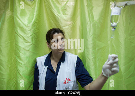 Notaufnahme im Krankenhaus Sulaimaniya, Irak Stockfoto