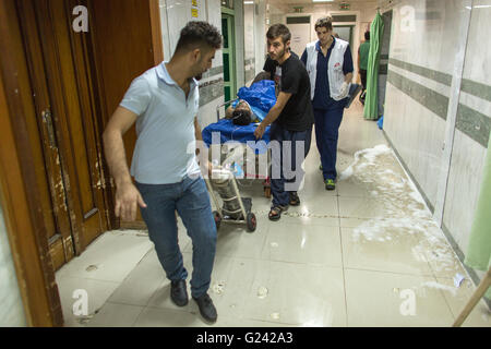 Notaufnahme im Krankenhaus Sulaimaniya, Irak Stockfoto