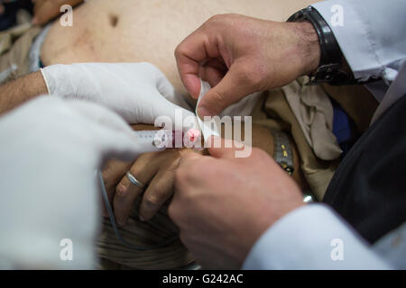 Notaufnahme im Krankenhaus Sulaimaniya, Irak Stockfoto