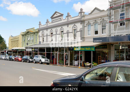 Art-Deco-Stil Geschäfte in Devonport Stockfoto