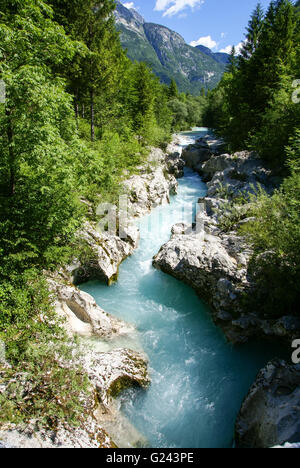 Slowenien, Julischen Alpen, in der nordwestlichen Region Oberkrain und Teil des Triglav-Nationalparks. Stockfoto