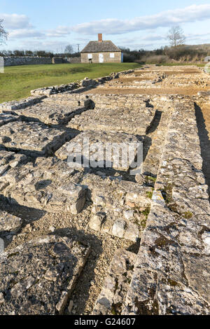 Norden Leigh Römervilla, Oxfordshire, England, UK Stockfoto