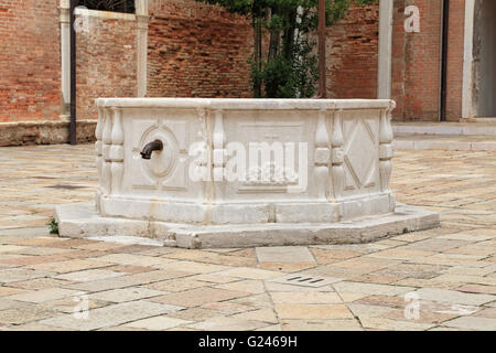 Pozzo (Na) des Collegio Universitario Gesuiti, Cannaregio Gebiet, Venedig Stockfoto