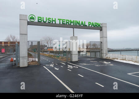 Bush Terminal Park in Sunset Park Brooklyn Stockfoto