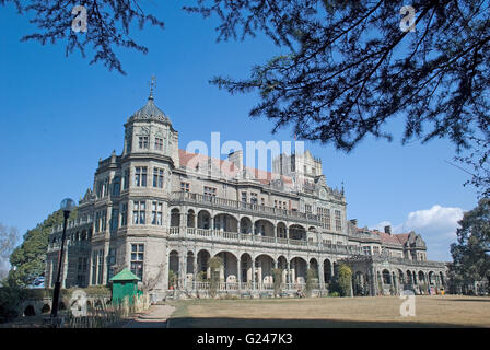 Vize Regal Lodge Gebäude, einstige Residenz des britischen Vizekönigs von Indien, Observatory Hill, Shimla, Himachal Pradesh, Indien Stockfoto