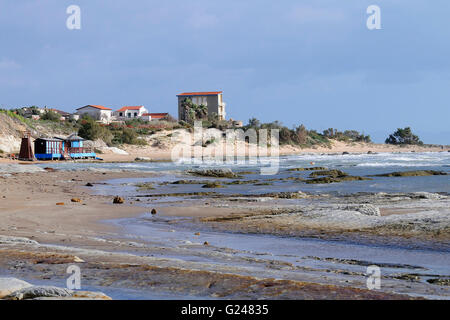 Scala dei Turchi Vorgebirge und der Contrada Scavuzzo Strand, Realmonte, Sizilien, Italien, Europa Stockfoto