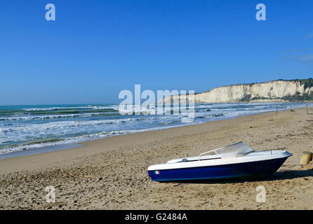 Strand, Eraclea Minoa, Südküste, Insel der Sicilia, Sizilien, Italien, Mittelmeer, Europa Stockfoto