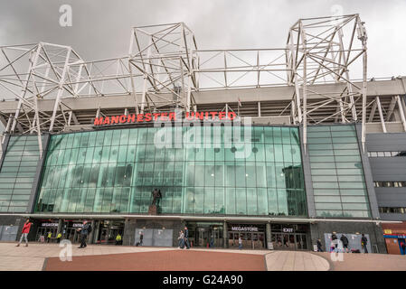 Manchester United Fußball Boden Old Trafford. Stadion Stockfoto