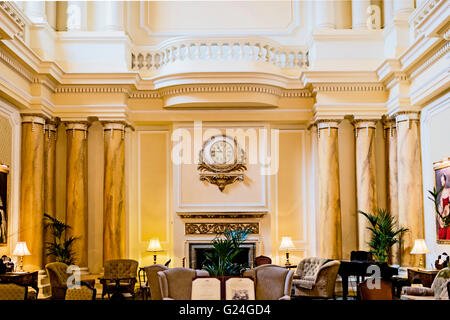 Eastbourne, Grand Hotel, Lobby Stockfoto