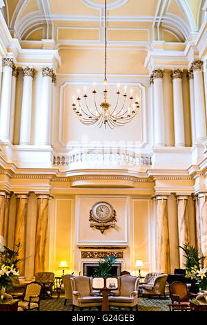 Eastbourne, Grand Hotel, Lobby Stockfoto