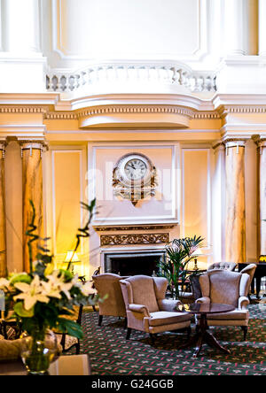 Eastbourne, Grand Hotel, Lobby Stockfoto