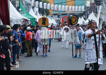 Little Tokyo Ennichisai Japan Festival. Blok M, Jakarta, Indonesien Stockfoto