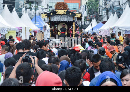 Little Tokyo Ennichisai Japan Festival. Blok M, Jakarta, Indonesien Stockfoto