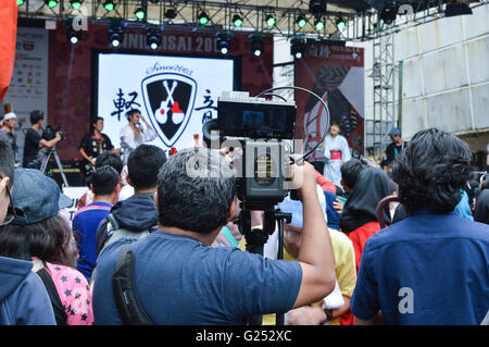 Little Tokyo Ennichisai Japan Festival. Blok M, Jakarta, Indonesien Stockfoto