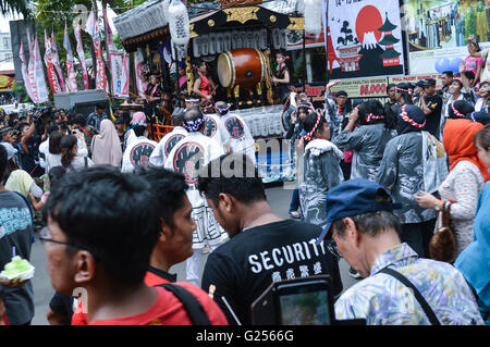 Little Tokyo Ennichisai Japan Festival. Blok M, Jakarta, Indonesien Stockfoto