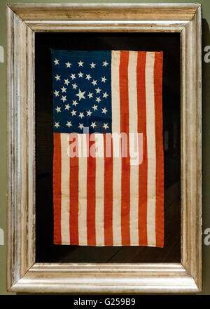 US Civil War camp Flagge, ca. 1861-1863 Stockfoto