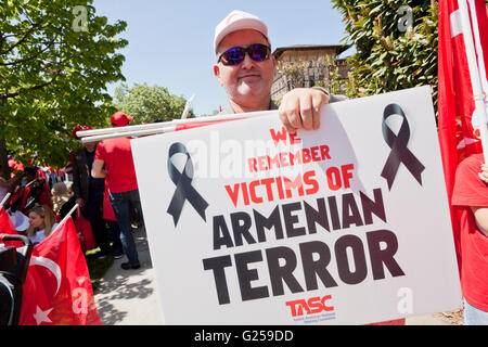 Türkisch-Amerikaner beteiligen "The Frieden und Solidarität zu Fuß" - Washington, DC USA Stockfoto