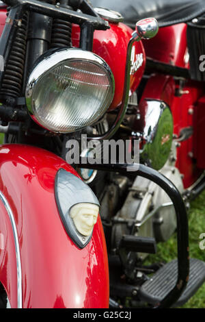 1947 Indian chief Motorcycle. Klassische amerikanische Motorrad Stockfoto