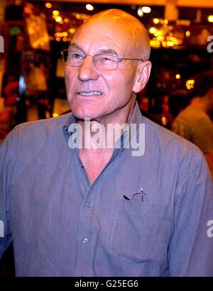 PATRICK STEWART in London Film und Comic-Con in Earls court london Stockfoto