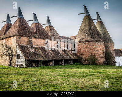 Oast House Sissinghurst Castle Garden Stockfoto