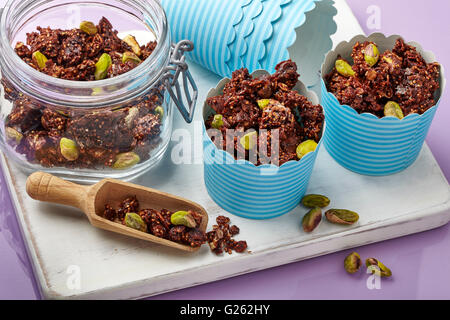 Koka-Chai-Müsli Stockfoto