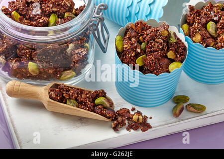 Cococa Chai Müsli Stockfoto