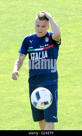 Coverciano, Florenz, Italien. 25. Mai 2016. Italienische Fußball-Team-Training. Ciro Immobile (Torino) © Aktion Plus Sport/Alamy Live-Nachrichten Stockfoto