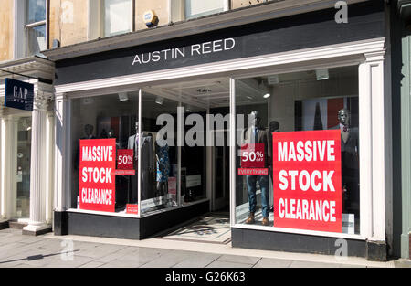 Austin Reed Store, Bath, England Stockfoto