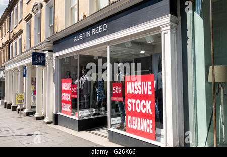 Austin Reed Store, Bath, England Stockfoto