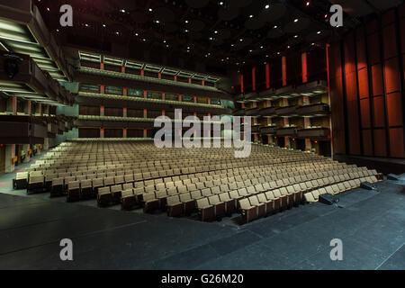 Salle Louis-Frechette Hall ist in der Grand Theatre de Quebec Kunstkomplex in Québec (Stadt), 6. April 2016 abgebildet. Grand Theatre Stockfoto