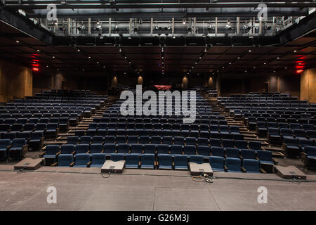 Salle Oktave Cremazie Hall ist in der Grand Theatre de Quebec Kunstkomplex in Québec (Stadt), 6. April 2016 abgebildet. Grand Theatre Stockfoto