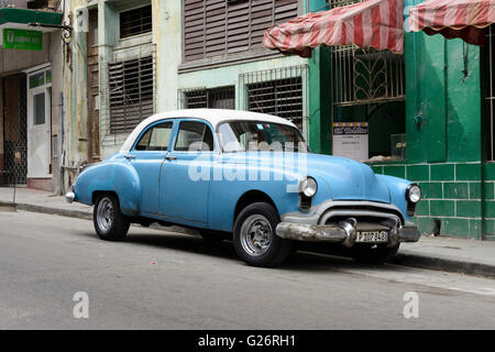 Amerikanische Oldtimer in Havanna, Kuba Stockfoto