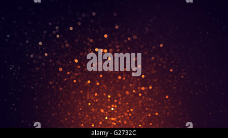 Komplexe Sci-Fi-Partikel Stockfoto