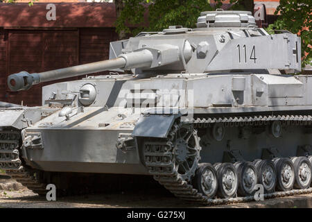 Museum von SNP Tank Tiger IV deutschen Panzer PzKpfw. IV J Banska Bystrica, Slowakei Stockfoto