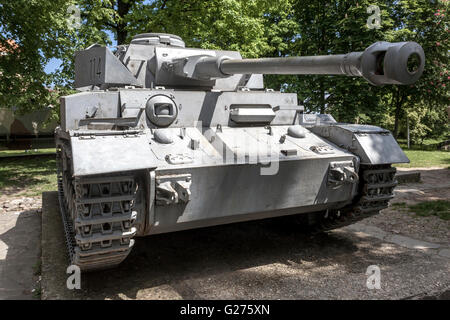 Aufstandsmuseum, Panzer Tiger IV Deutscher Panzer PzKpfw. IV J Banska Bystrica, Slowakei Stockfoto