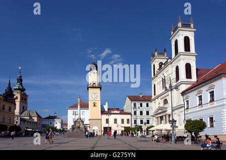 Hauptplatz in Banska Bystrica, Slowakei, Europa Stockfoto