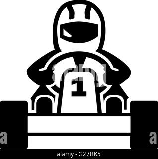 Kart-Symbol vorne Stock Vektor