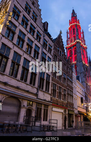 Kathedrale unserer lieben Frau in Antwerpen in Belgien Stockfoto